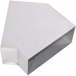 Kolano wentylacyjne OCYNK 200x50 - 45 st.